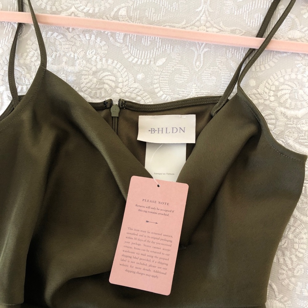 Cali Satin Charmeuse Midi Dress
